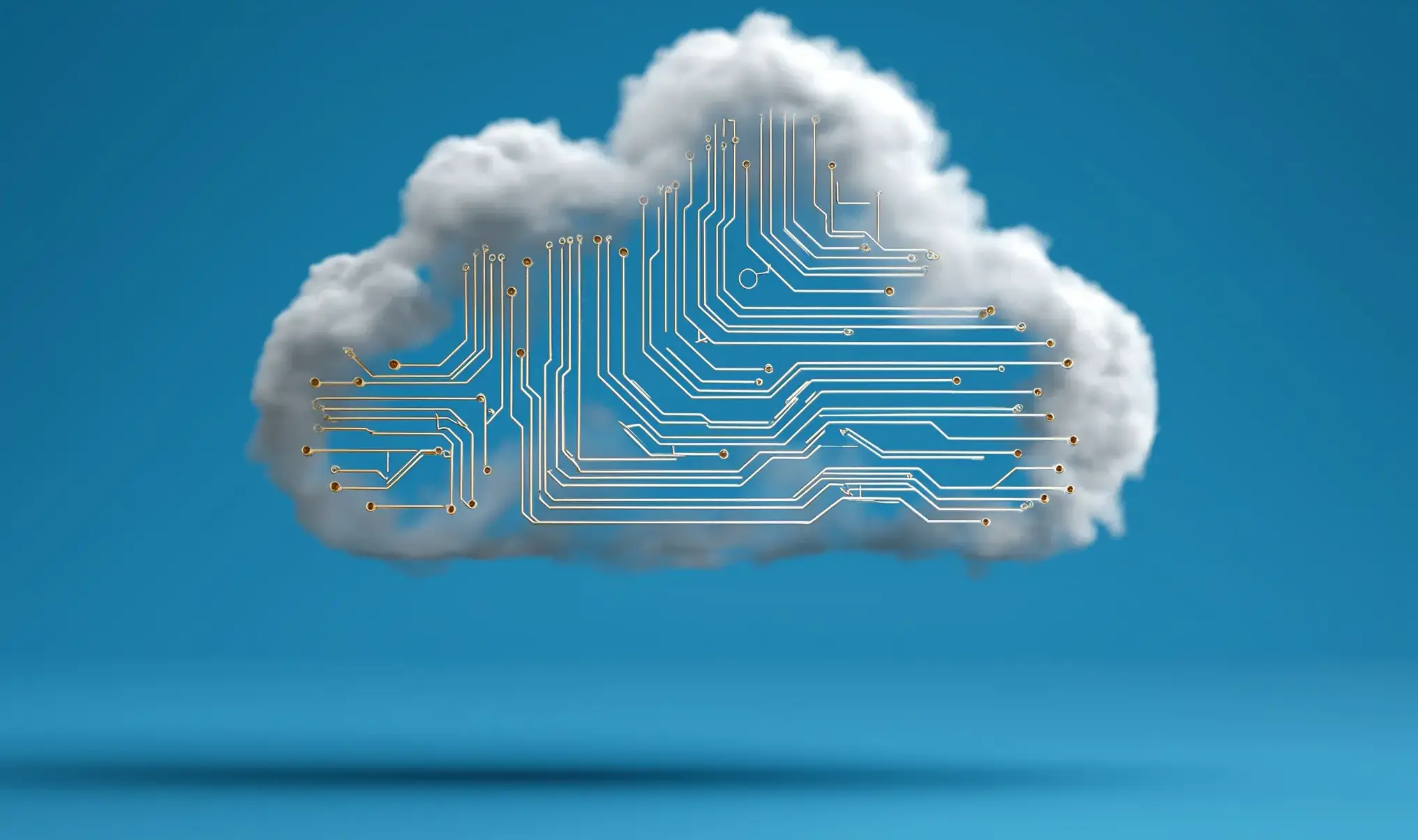 Cloud computing illustration