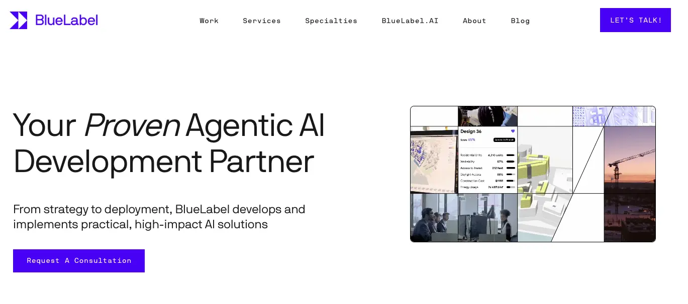bluelabel labs screenshot