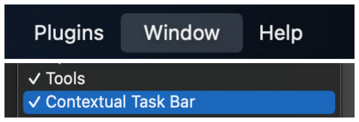 Photoshop Generative Fill Taskbar