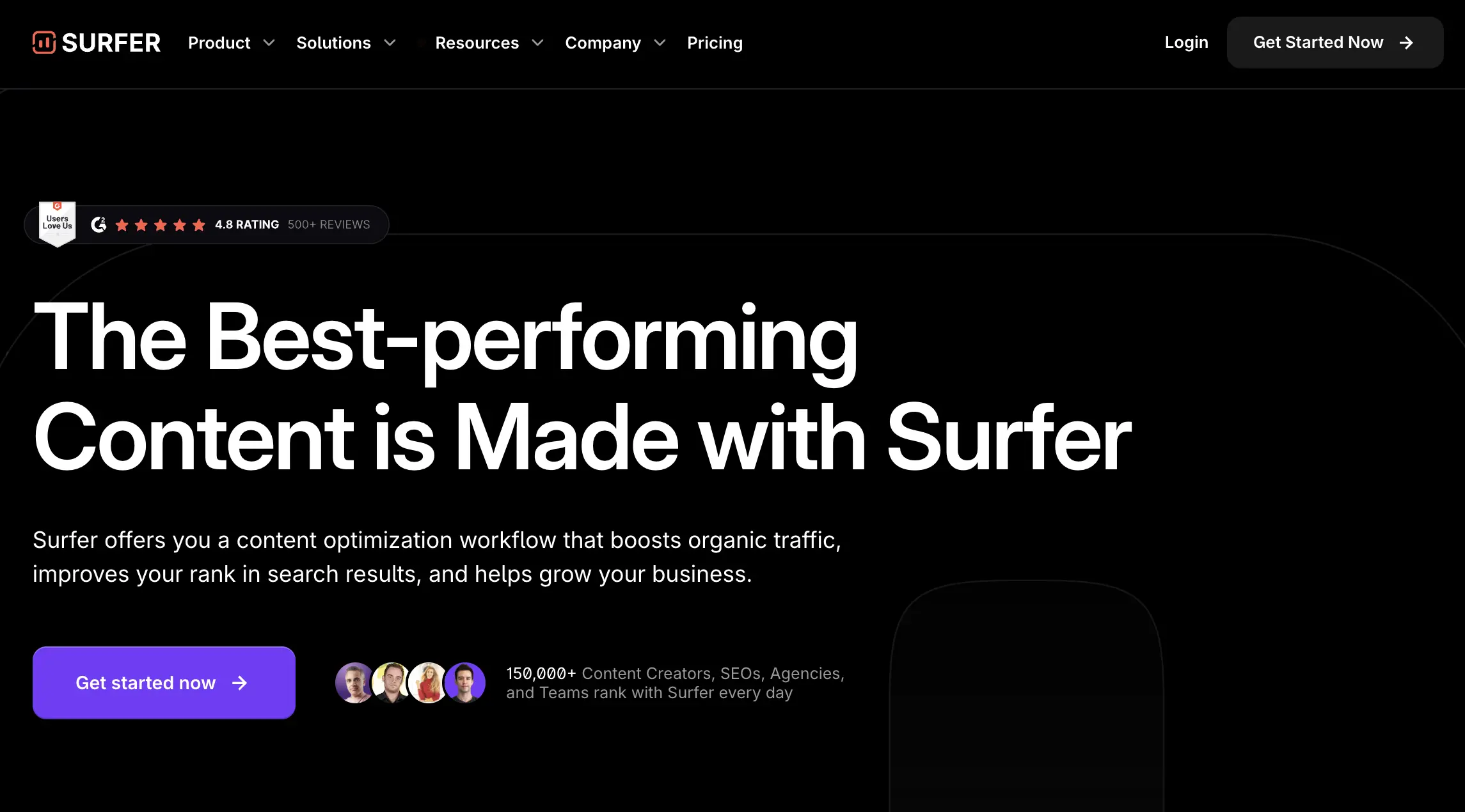 surfer seo screenshot